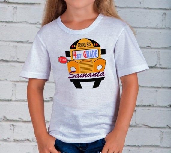 4St Grade Bus Svg School Bus School Bus Cut File School Bus Decal School Bus Tumbler Shirt