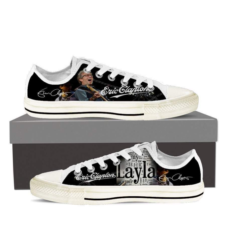 Eric Clapton Low Top Sneakers Shoes For Men