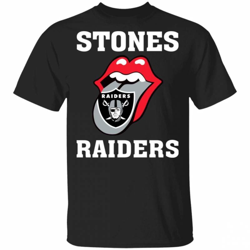 Stones Raiders T-shirt The Rolling Stones Football Tee MT03