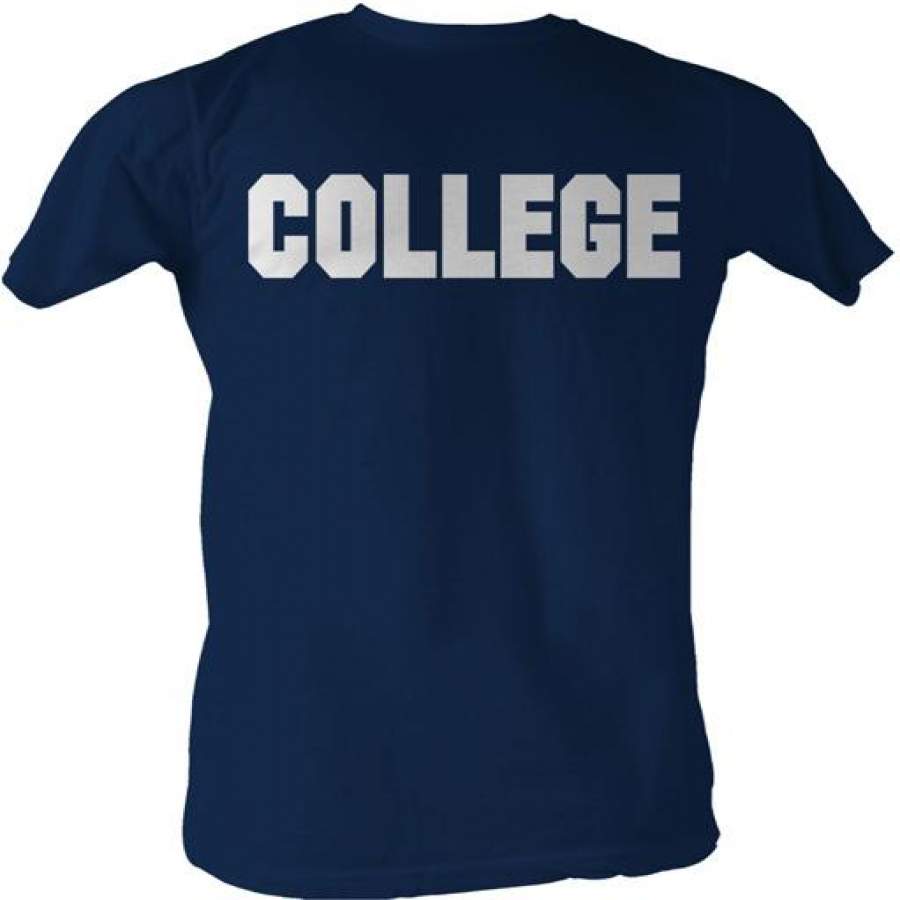 ANIMAL HOUSE-COLLEGE-NAVY ADULT S/S T-SHIRT