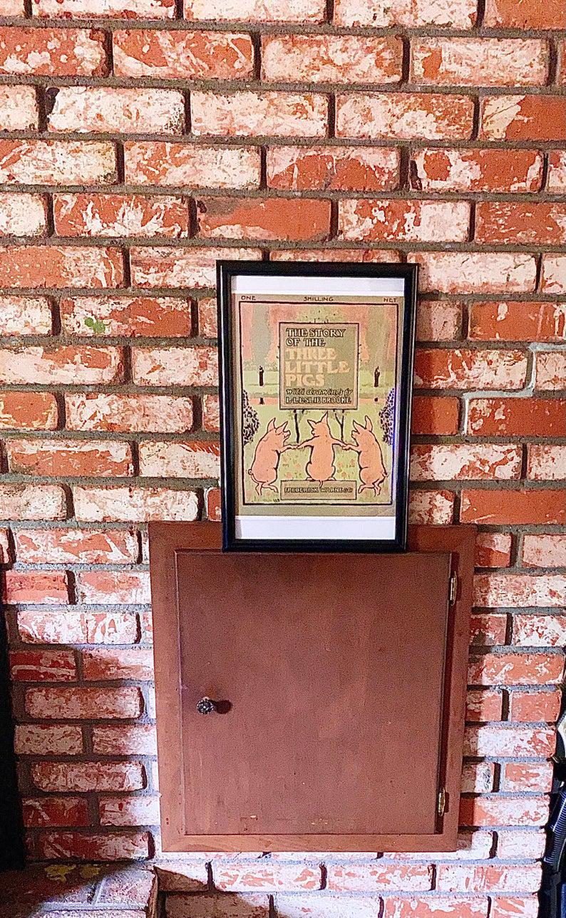 Vintage Three Little Pigs Poster