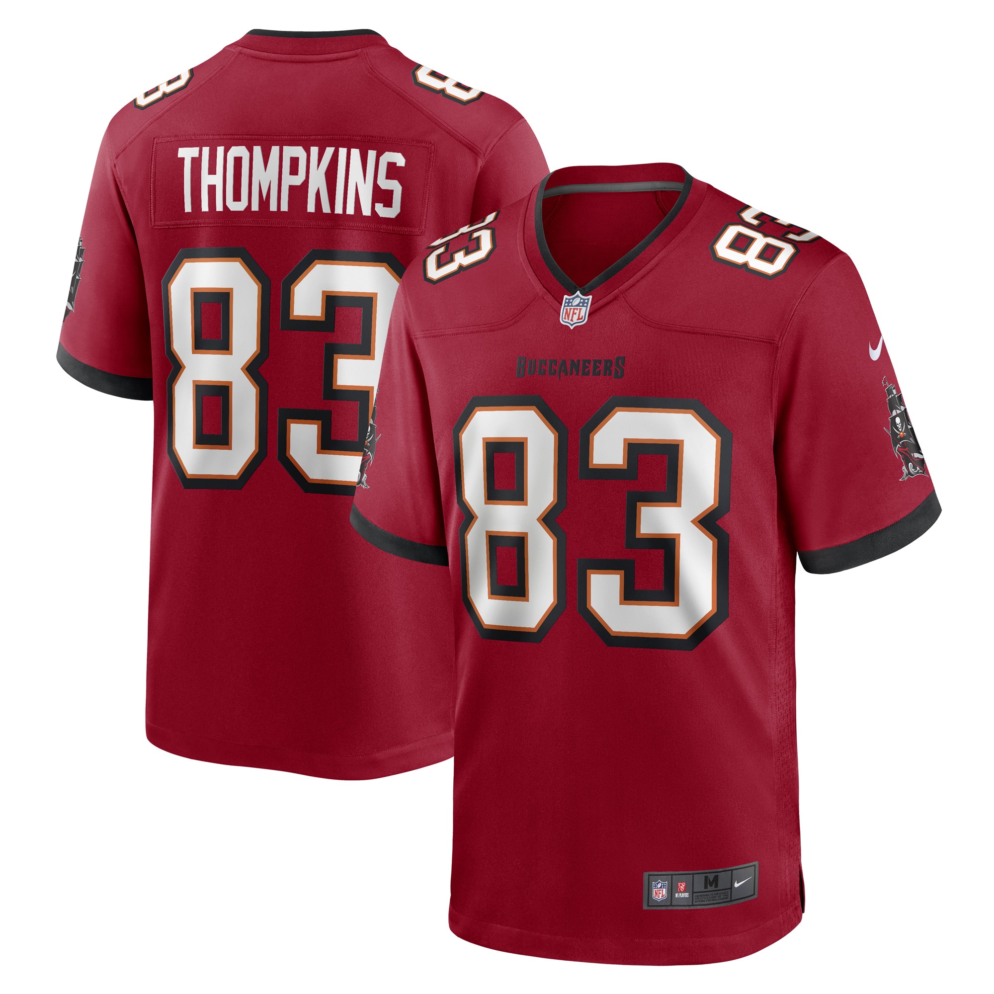 Men’s Tampa Bay Buccaneers Deven Thompkins Red Game Player Jersey