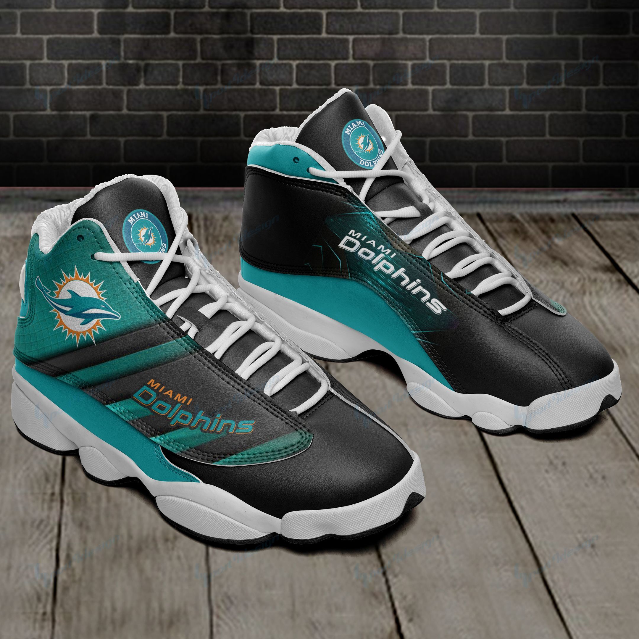 Miami Dolphins Air JD13 Sneakers 704