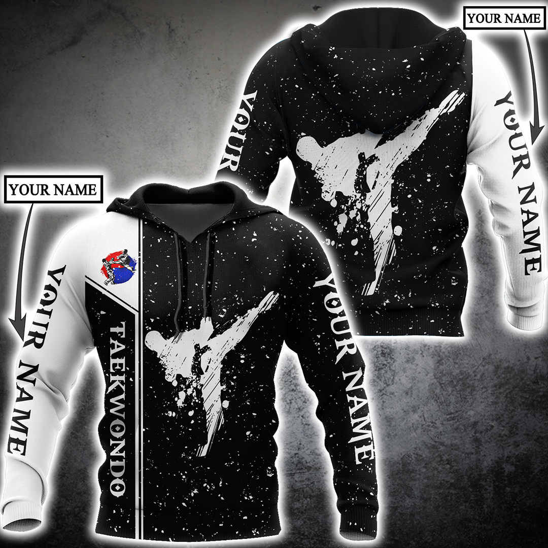 ATinyGift Personalized Taekwondo Hoodie For Men And Women