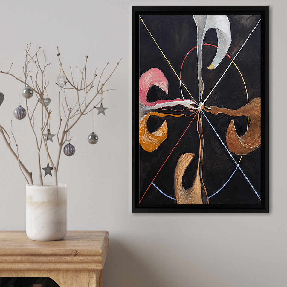 The Swan No.7 Framed Canvas Print – Canvas Painting, Canvas Art, Wall Art, Wall Decor