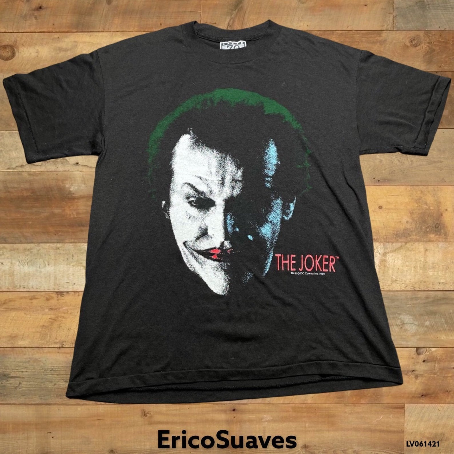 Vintage Dc Comics Batman The Joker Jack Nicholson Single Stitch Tee