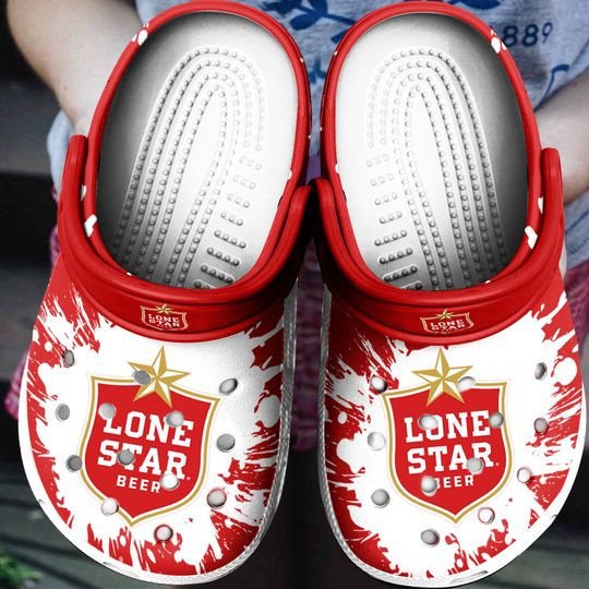 Lone Star Beer Crocs For Men And Women Rubber Crocs Crocband Clogs, Comfy Footwear