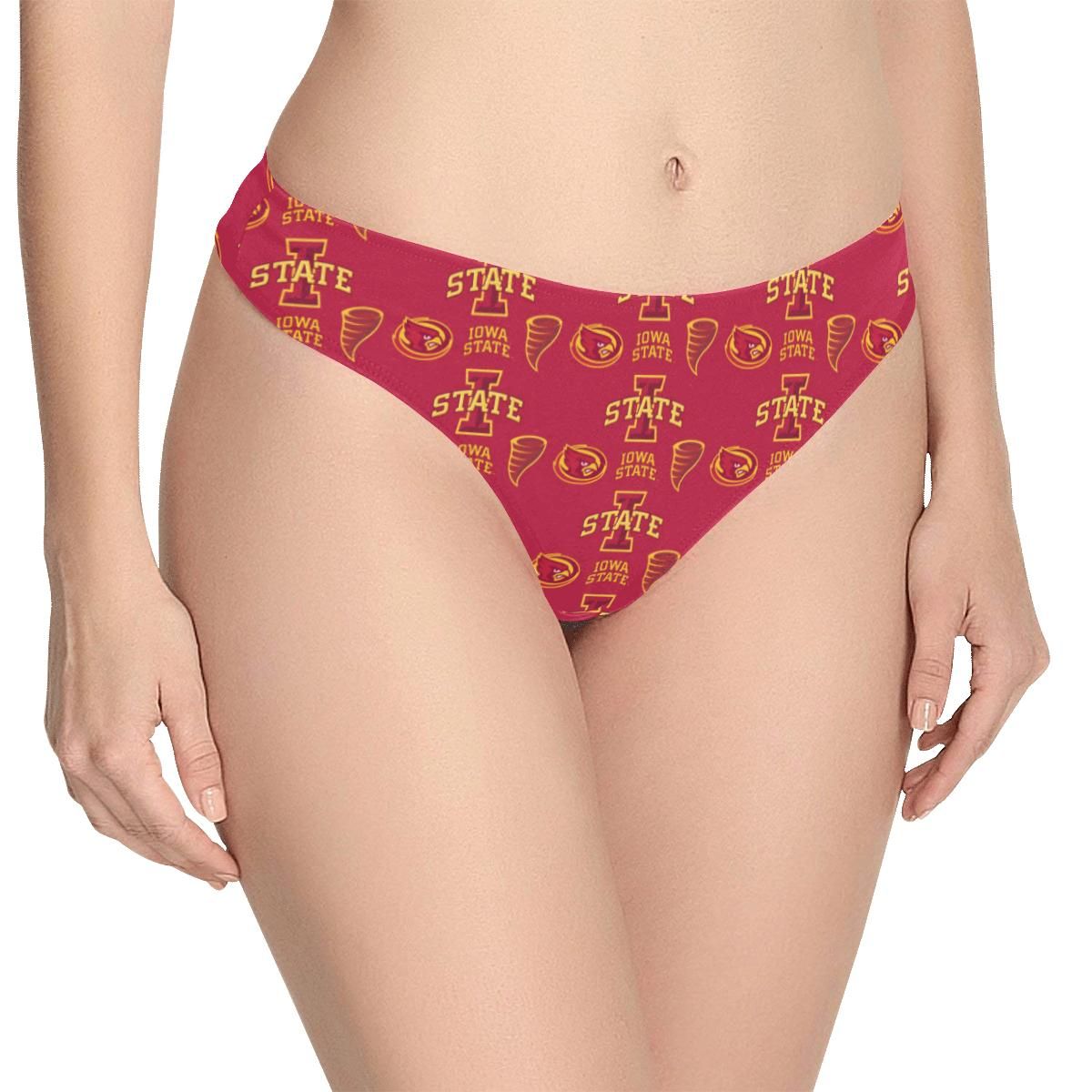 IOWA STATE CYCLONES Women’s Classic Thong Women’s All Over Print Thongs