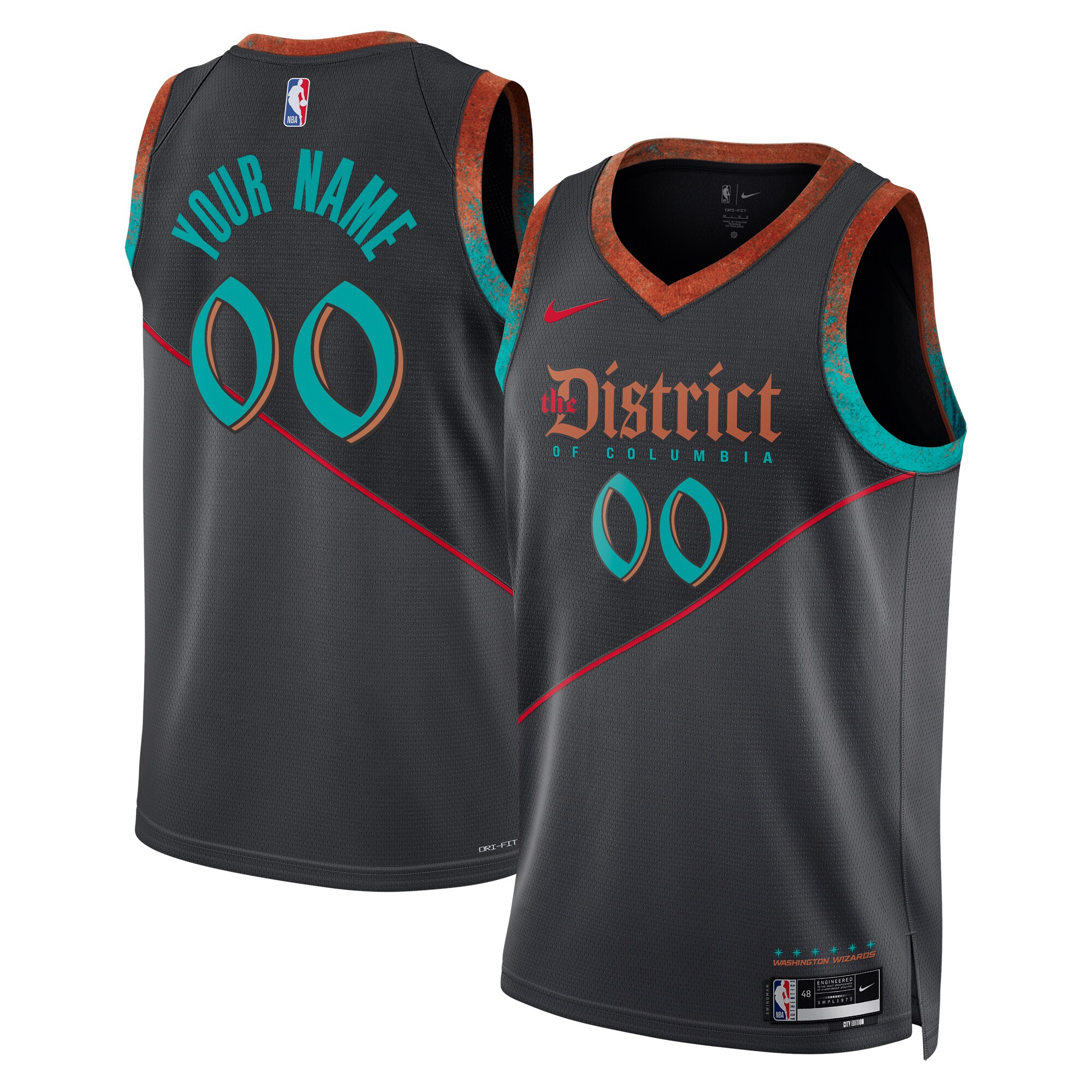 Washington Wizards City Edition Swingman Jersey 23 – Custom – Unisex