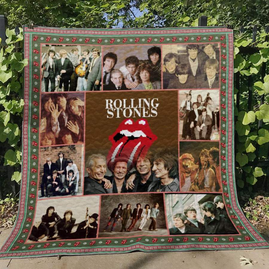 The Rolling Stones Quilt Blanket