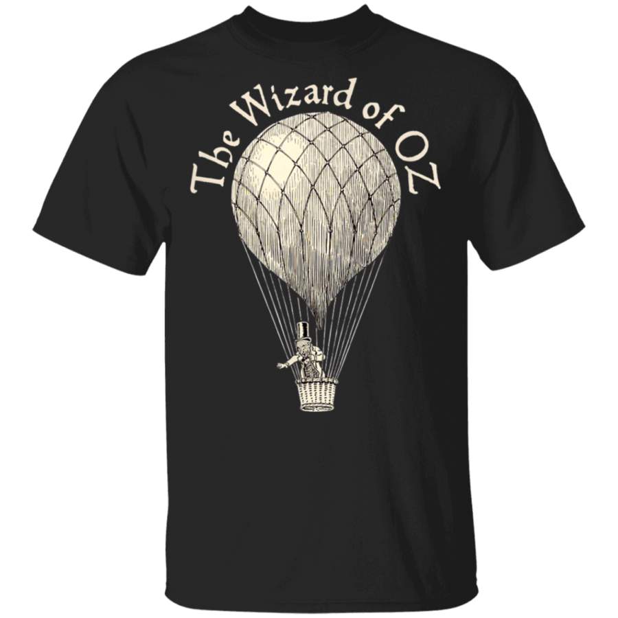 Vintage Wizard of OZ Wizard TShirt Art Retro Hot Air Balloon TShirt Kansas City Football T-Shirt