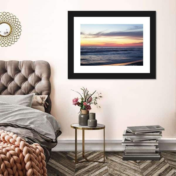 Beach Canvas Art Sunset At The Beach Canvas Print Wall Art Home Decor