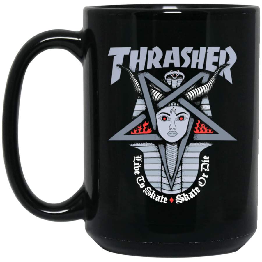 Thrasher Magazine Goddess Big Black Mug