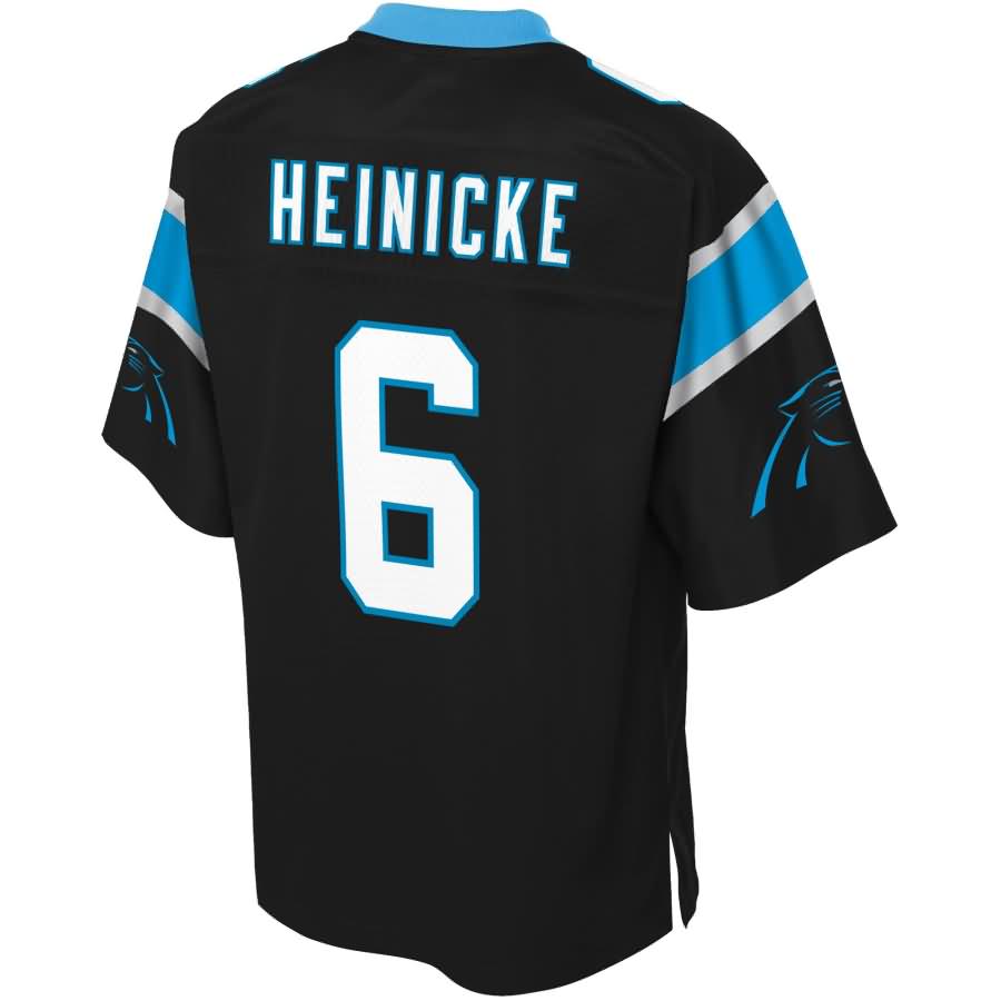 Taylor Heinicke Carolina Panthers NFL Pro Line Youth Player Jersey – Black