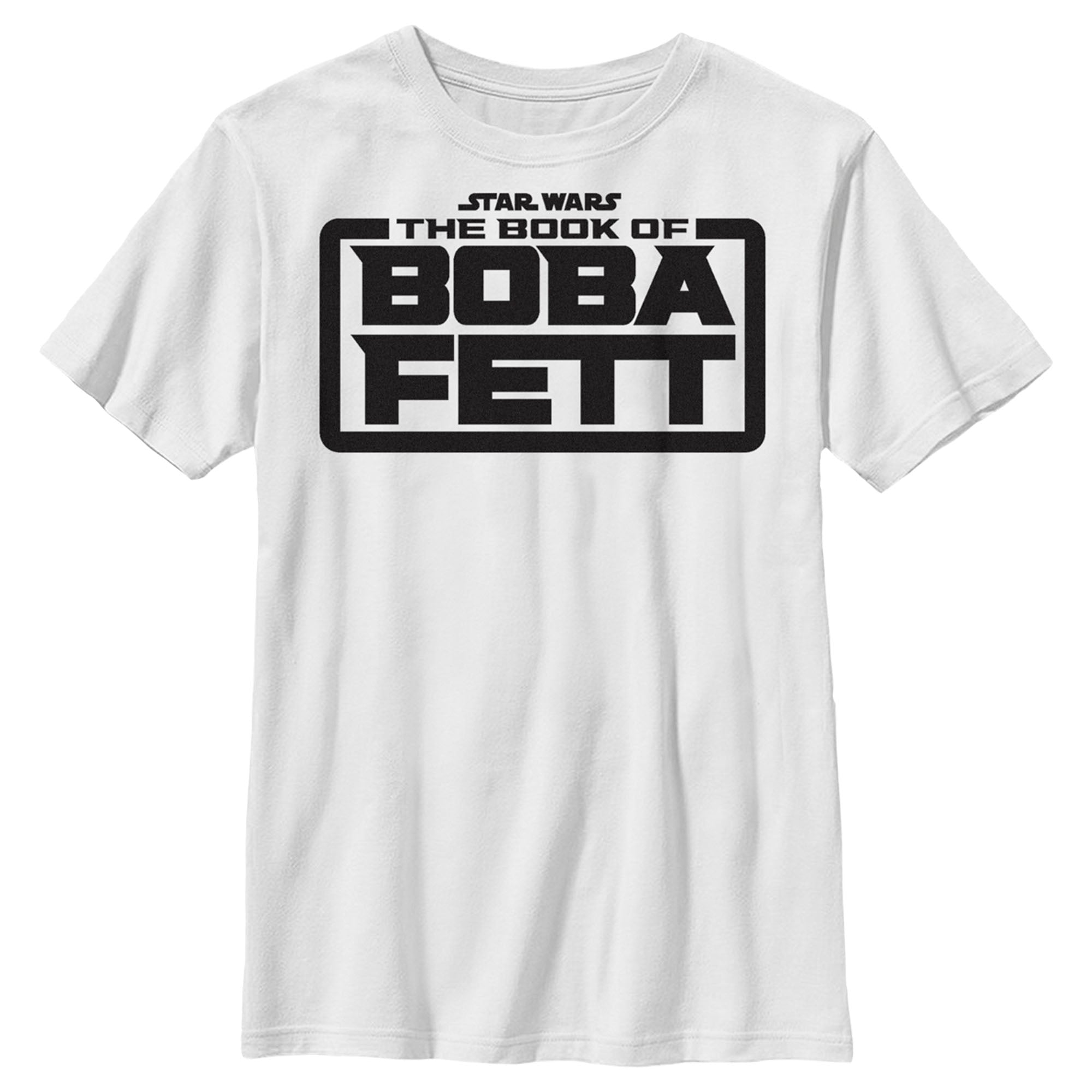 The Book Of Boba Fett Boy’S Black Logo  T-Shirt