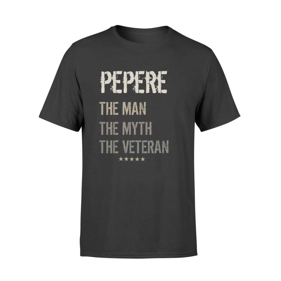 YOLOstuff pepere the Man the Myth the Veteran T-shirt