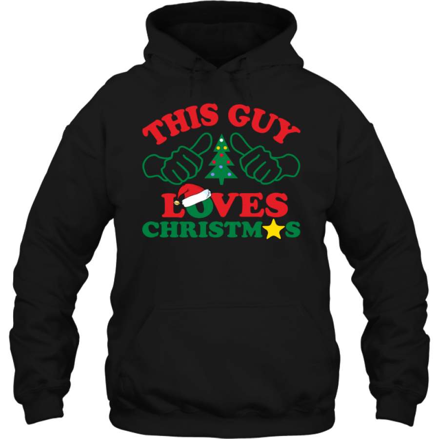 This Guy Loves Christmas Hoodie