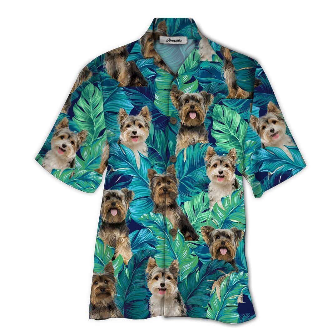 Hawaiian Shirt “Yorkshire Terrier” Tropical