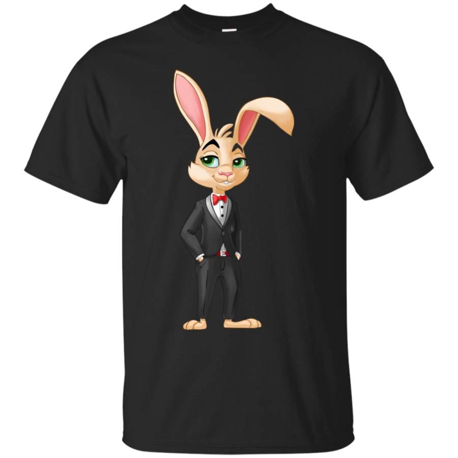 ANIMAL PRINT – Bunny in a smoking suit T Shirt & Hoodie