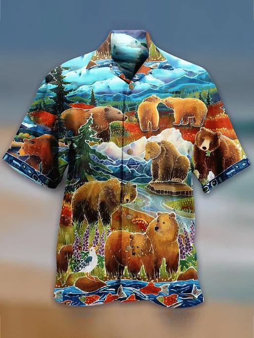 Bear Cute Hawaii Shirt For Men Women Adult Ha32765