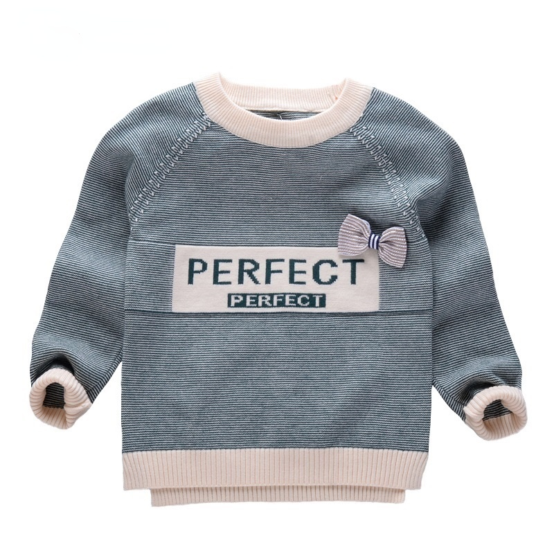 8 Girls Sweater 2022 New Baby Knitting Pullover Children’s Jacket Cartoon Rainbow Unicorn Kids Sweater Lolita Style Baby Clothes alx