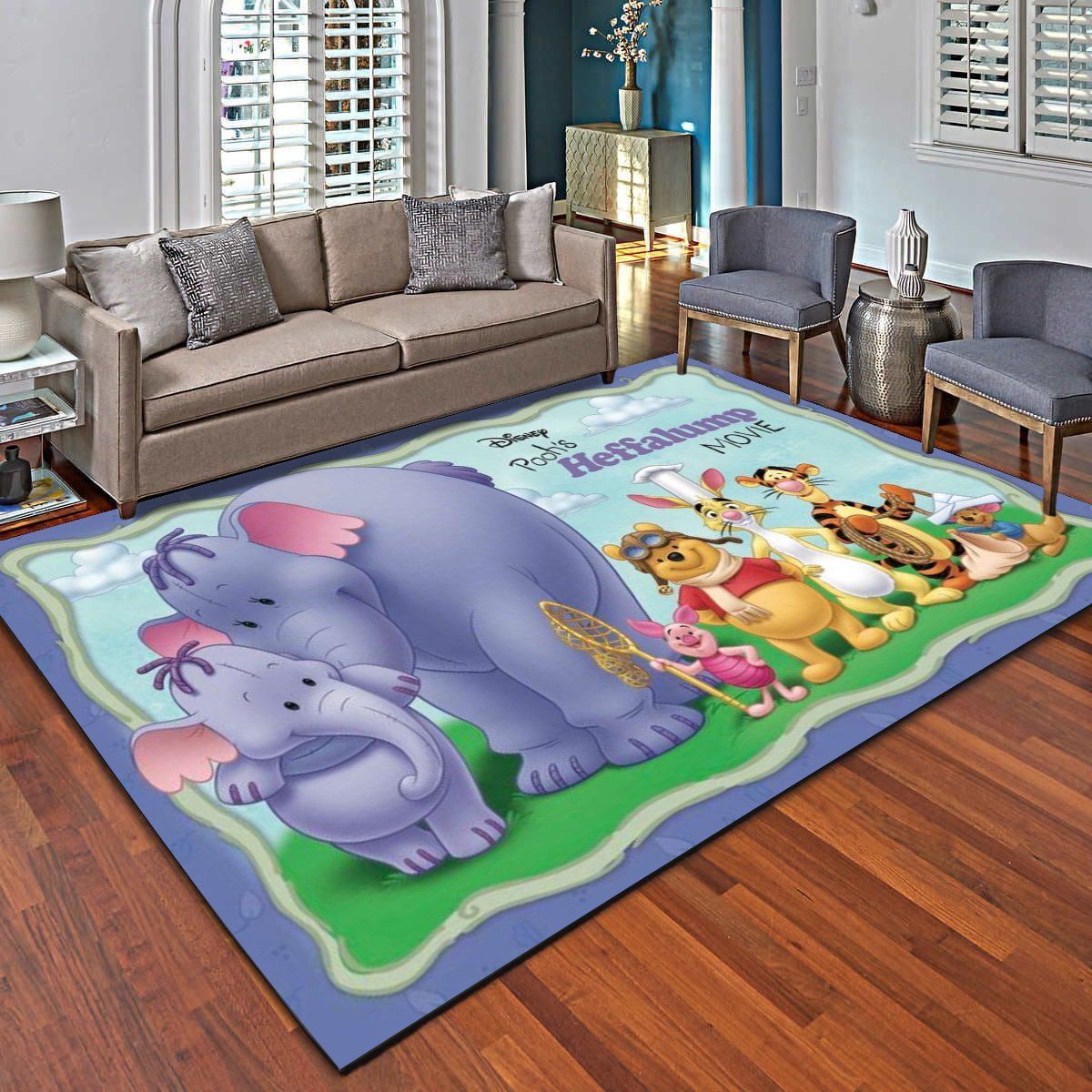 Disney Winnie The Pooh Heffalump Rug, Living Room Carpet