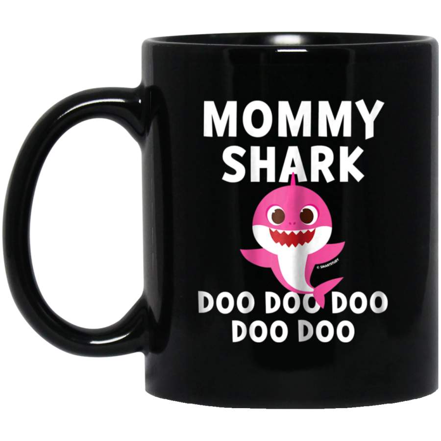 Womens Pinkfong Mommy Shark Official T- Black Mug