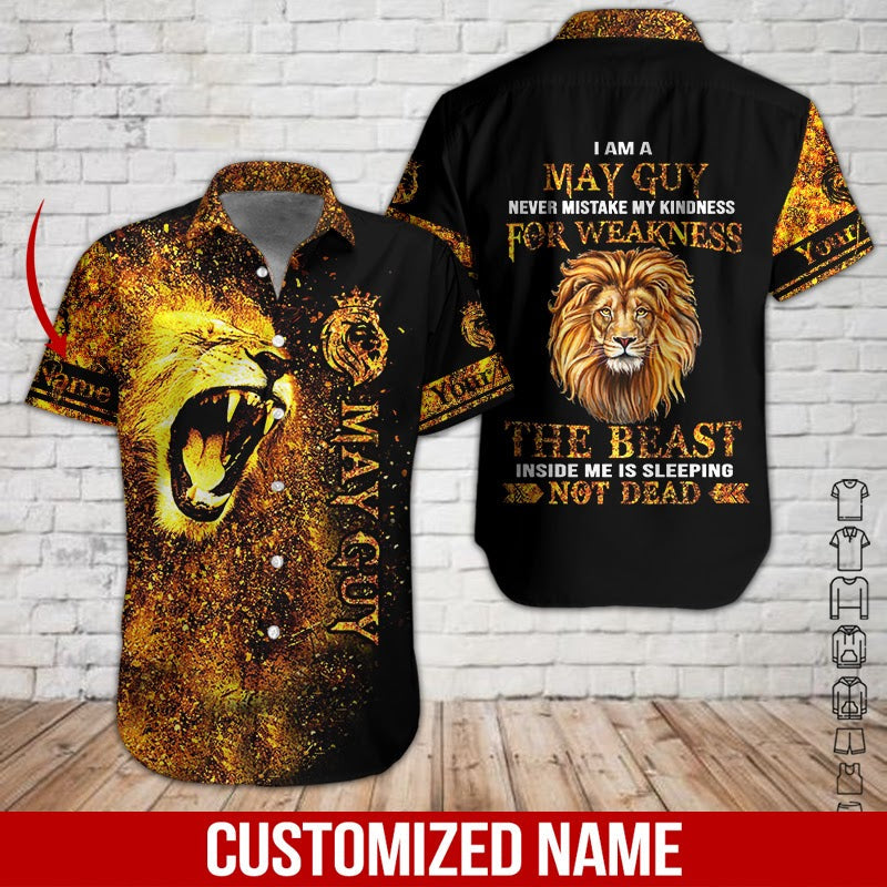 May Guy Custom Name Hawaii Shirt For Men Women Adult Ha31568