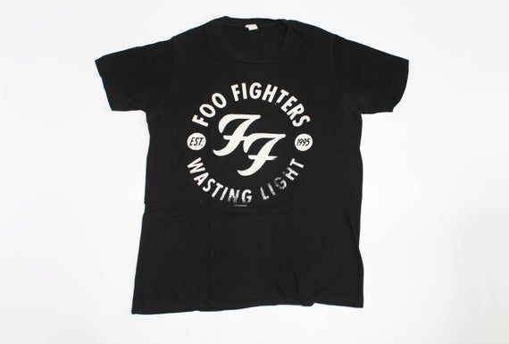 2000S Foo Fighters Tour Shirt Wasting Light American Rock Band Shirt Alternative Rock Post Grunge Hard Rock Grunge Men S Shirt