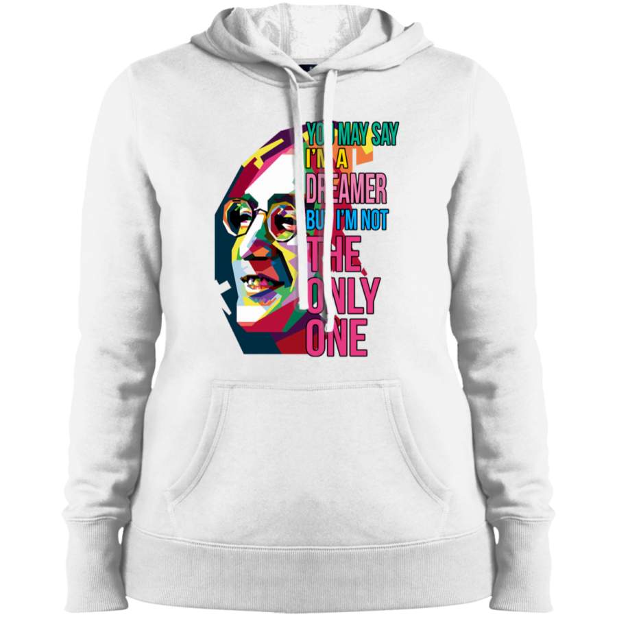 AGR John Lennon Imagine Ladies’ Pullover Hooded Sweatshirt