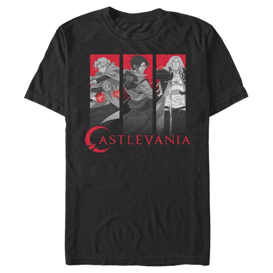 Castlevania Men’s Hunter Character Panels  T Shirt