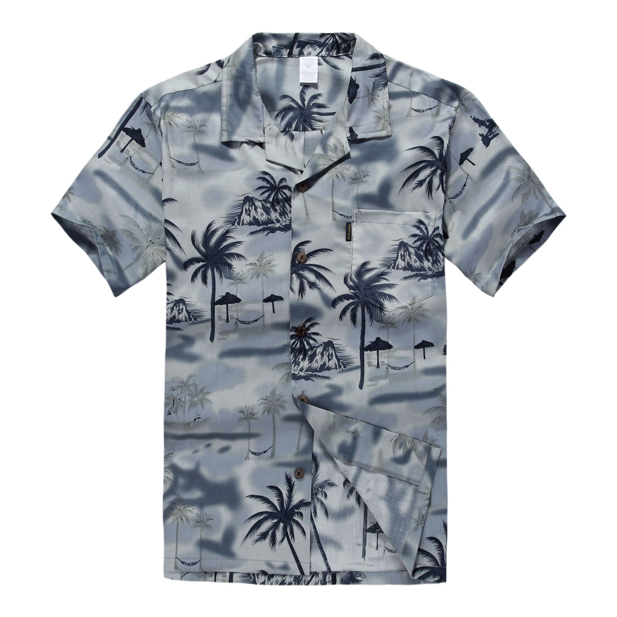 Tropical Sunset Gray Nice Design Hawaiian Shirt DHC18063268