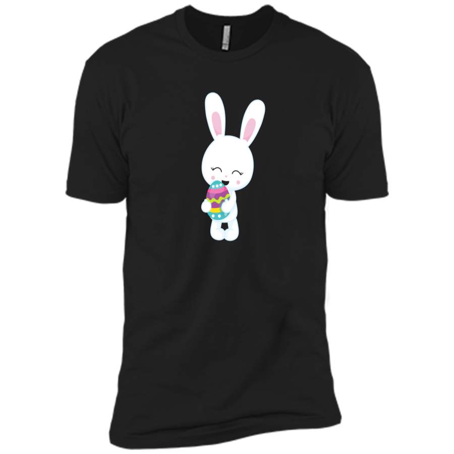 Cute Easter Bunny Graphic T-Shirt Next Level Premium Short Sleeve Tee