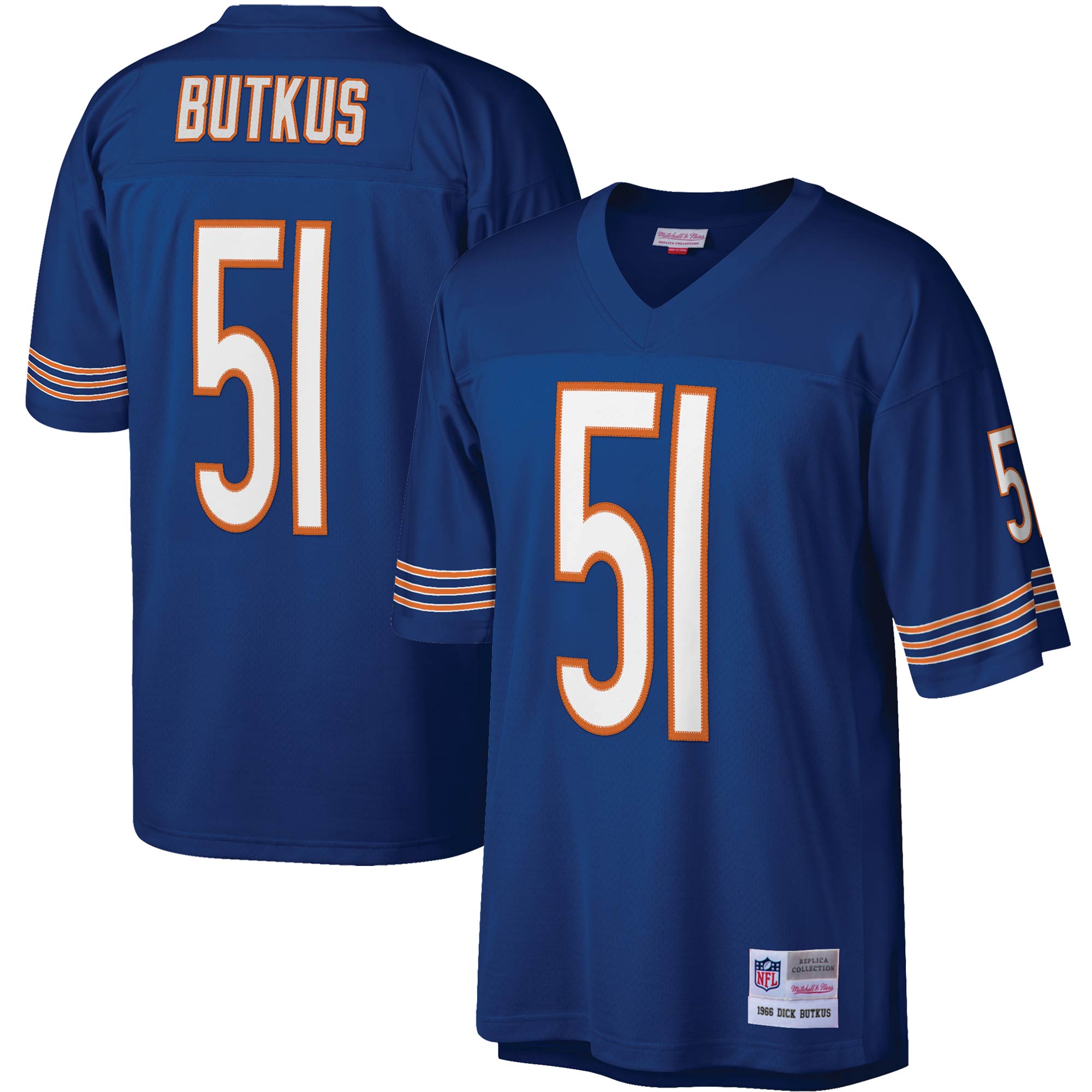 Dick Butkus Chicago Bears Mitchell & Ness Legacy Replica Jersey – Navy