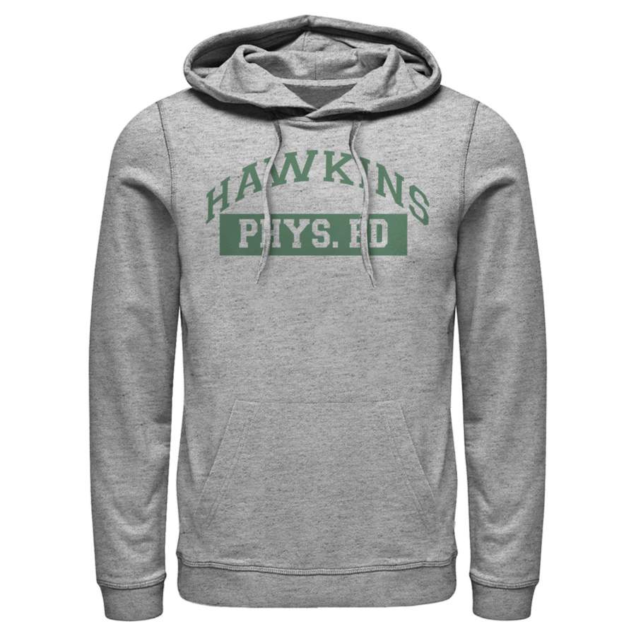 Stranger Things Men’s Hawkins Phys. Ed Costume  Lightweight Hoodie