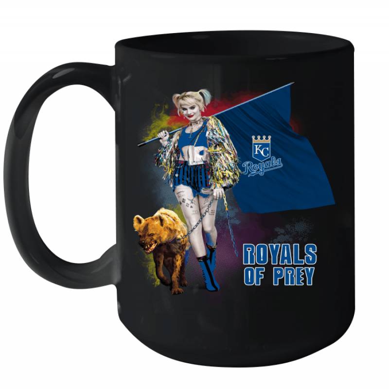 Harley Quinn flag Kansas City Royals Of Prey Ceramic Mug 15oz