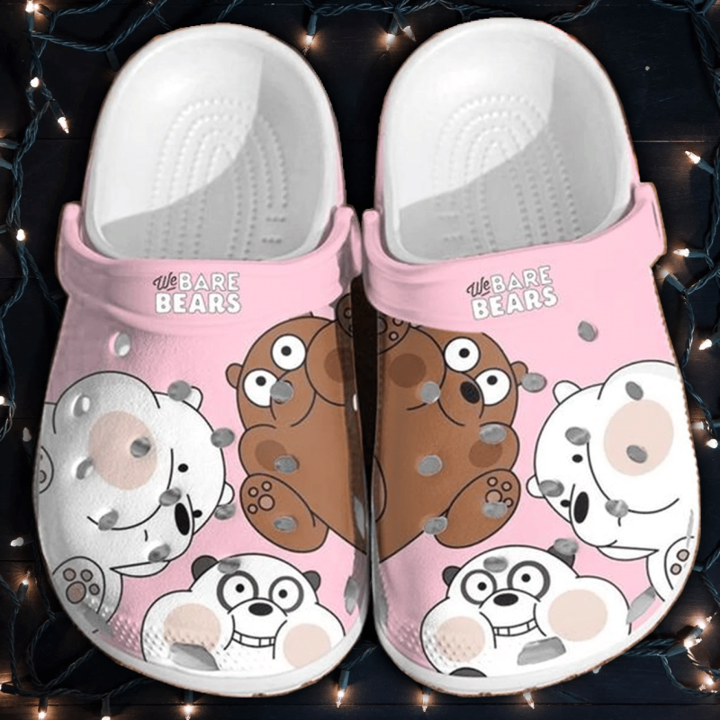 We Bare Bears Crocs Clog Shoes