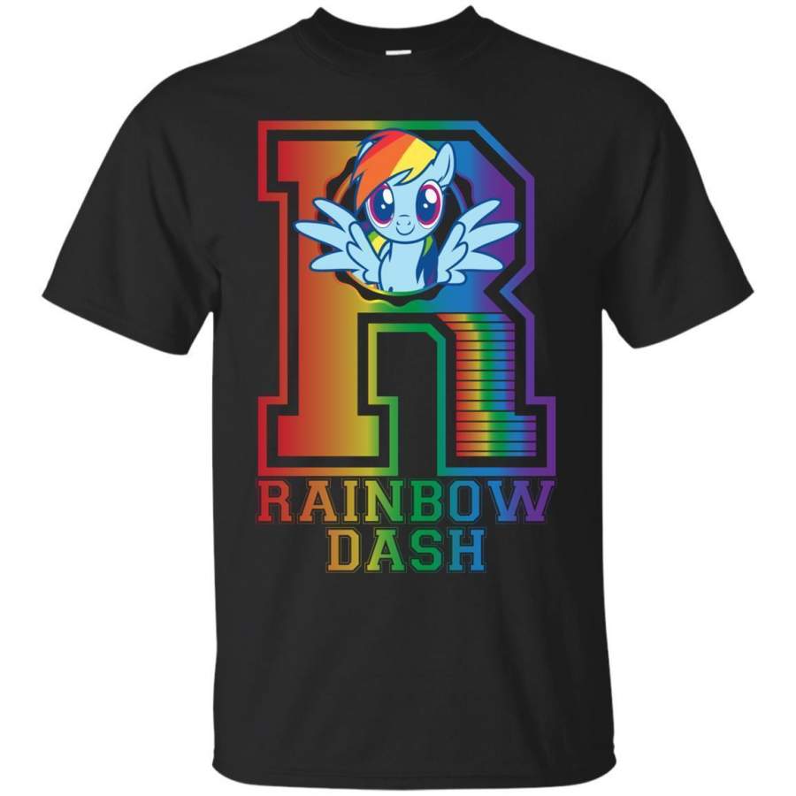 AGR Kids My Little Pony Rainbow Dash Jersey Style Tshirt Jaq T-shirt