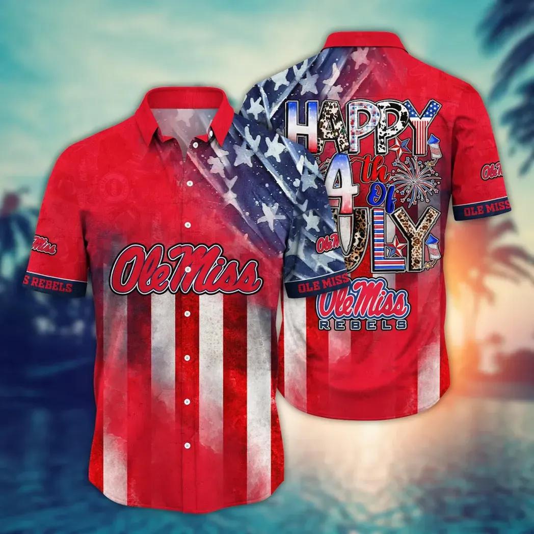 Ole Miss Rebels Ncaa Aloha Hawaiian Shirt 2, Ncaa Hawaiian Shirt