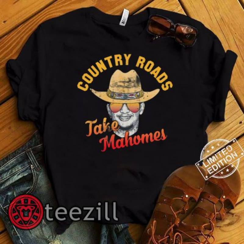 Country Roads Take Mahomes Patrick Mahomes Kansas City Vintage T-Shirt