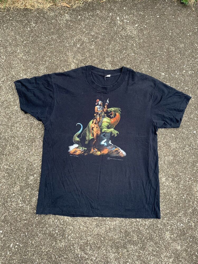 Boris Vallejo 80S Fantasy Art Shirt Screen Stars Vtg Shirt