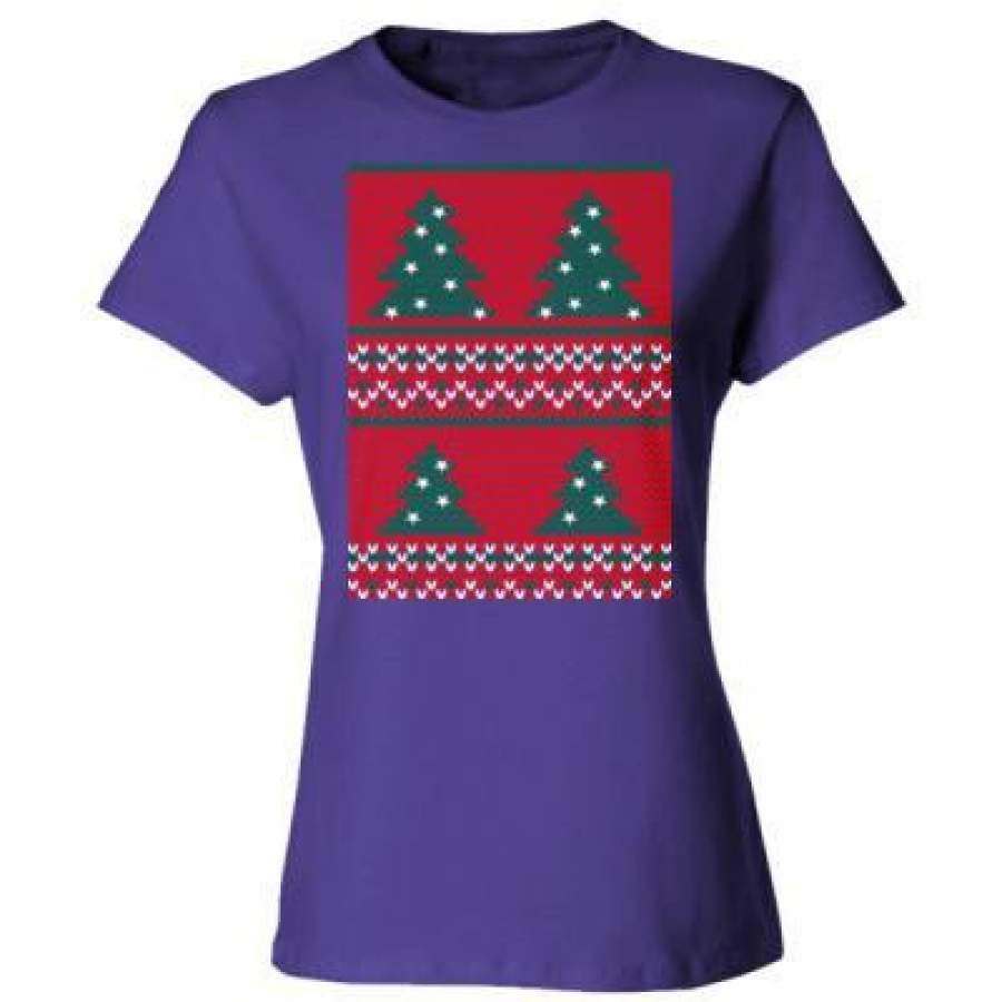 AGR Christmas Ugly Sweater Xmas – Ladies’ Cotton T-Shirt