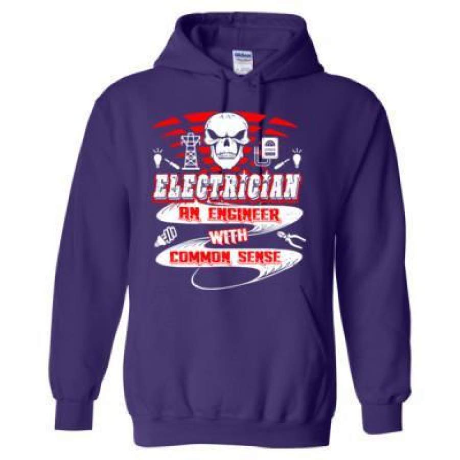 AGR Electrician An Engineer With Common Sense – Heavy Blend™ Hooded Sweatshirt