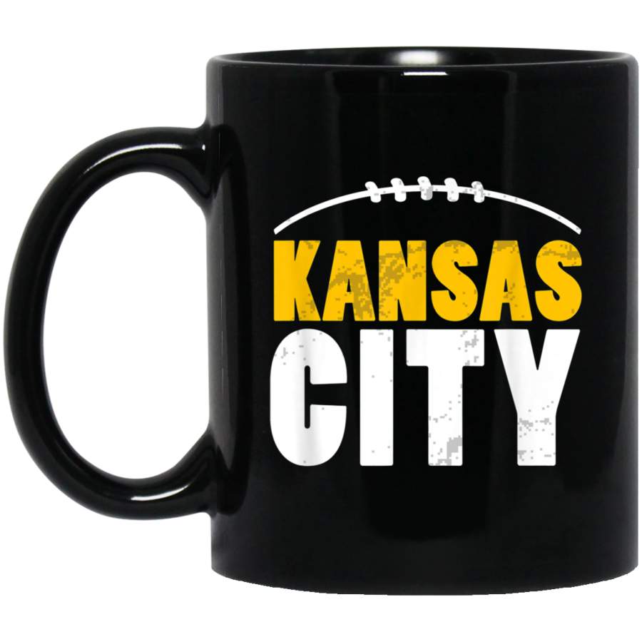 KC Kansas City Vtg Red Sports Football Fan Kc Mug