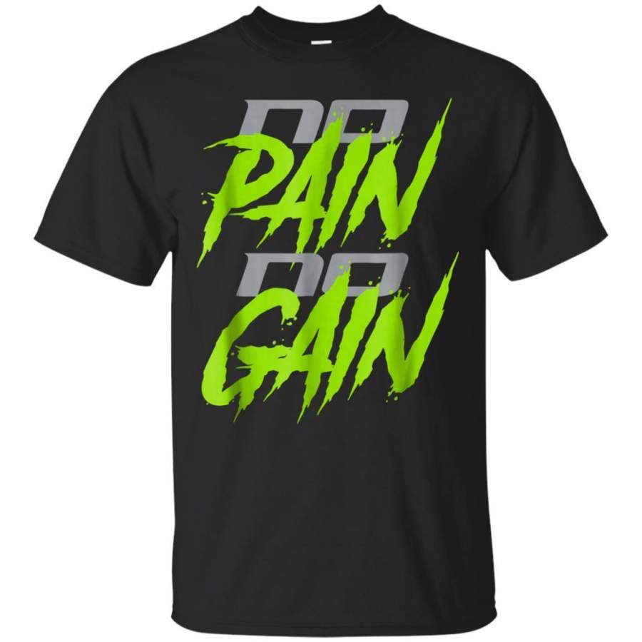 AGR No Pain No Gain  Gymworkout Tshirt Jaq T-shirt