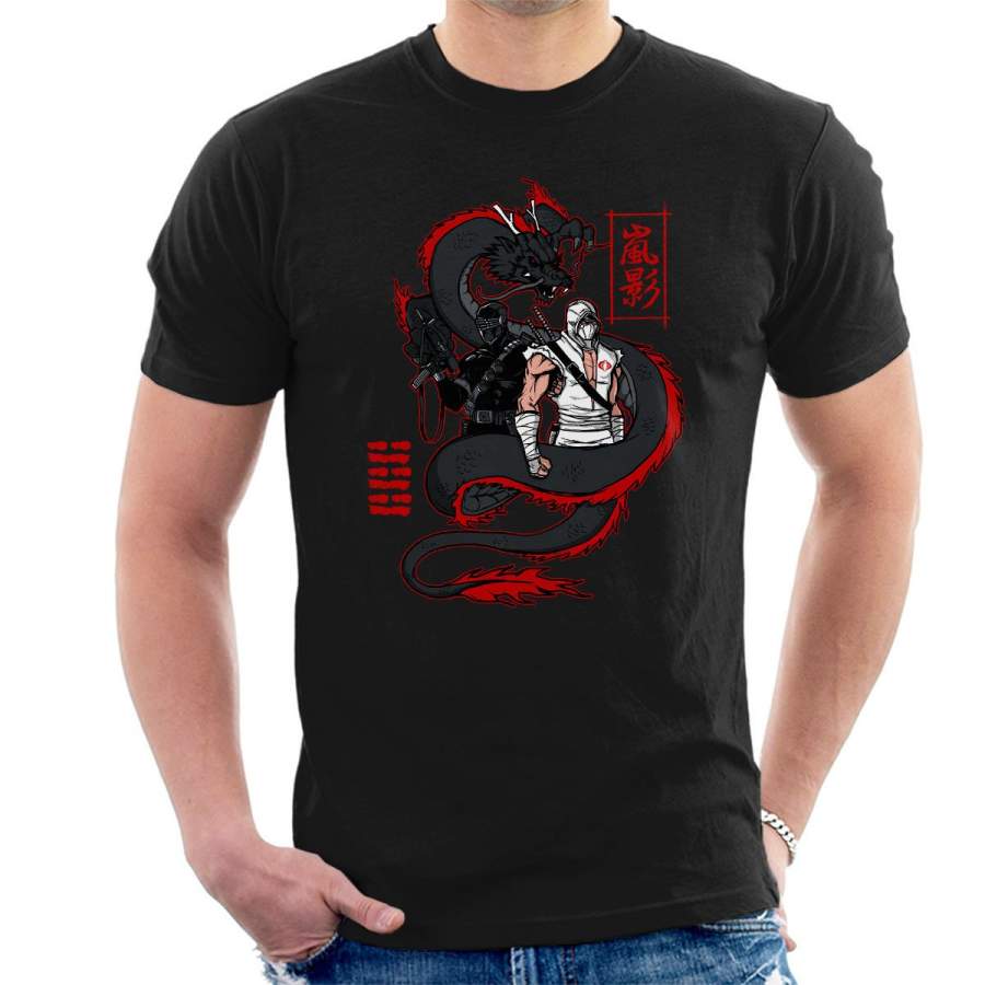 Arashikage Clan Storm Shadow Snake Eyes GI Dragon Joe Men’s T-Shirt