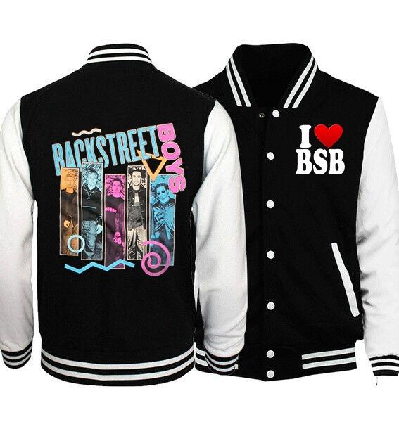 Backstreet Boys 90s Bar Photos Baseball Jacket Sweatshirt Winter Popular Soft Hoodie Sweatshirt