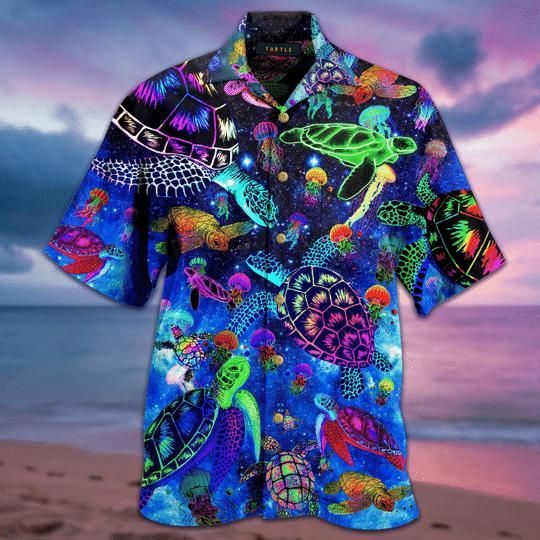 Amazing Sea Turtle Christmas Aloha Hawaiian Shirt Colorful Short Sleeve Summer Beach Casual Shirt For Men And Women