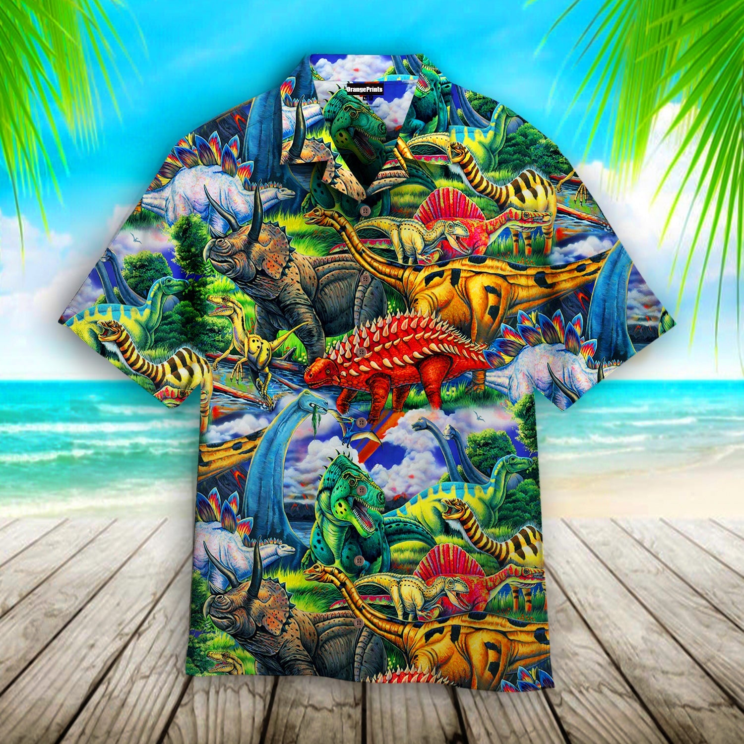 Aloha Dinosaur Hawaiian Shirt – For Men And Women