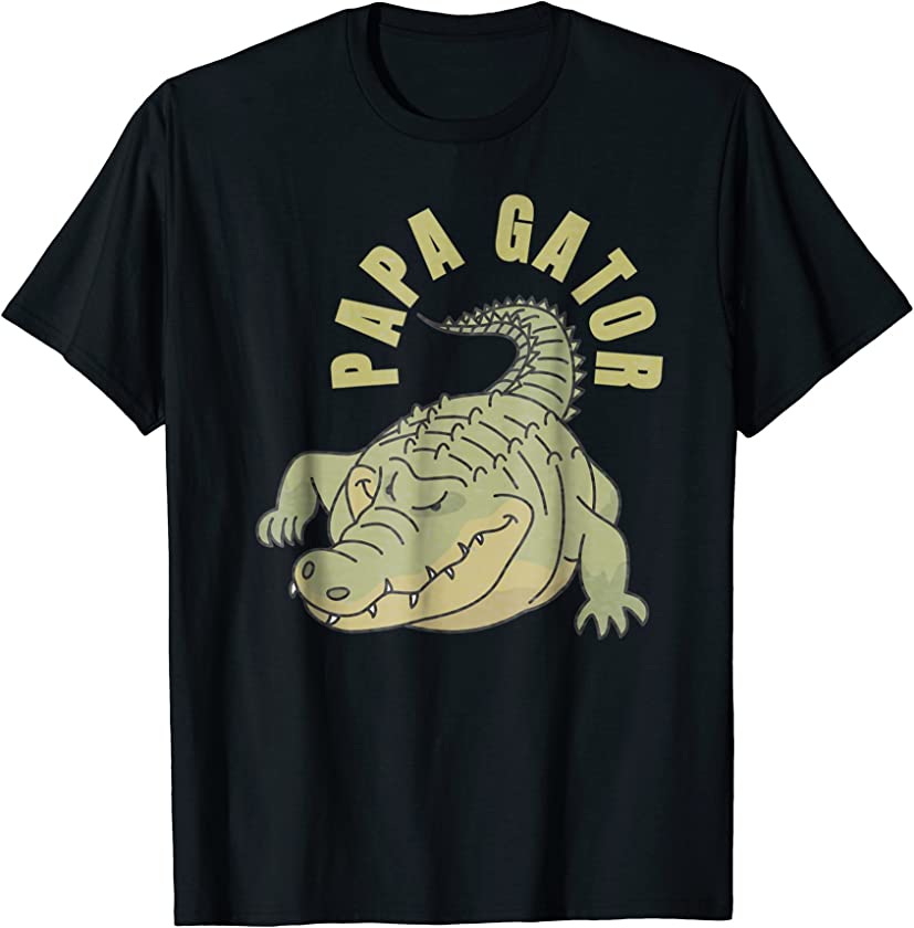 Vintage Papa Gator Shirt Alligators Father T-Shirt